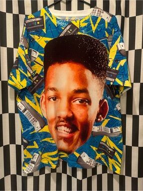 Let’s Rage Will Smith 90s Graphic Men’s Short-Sleeve Shirt
